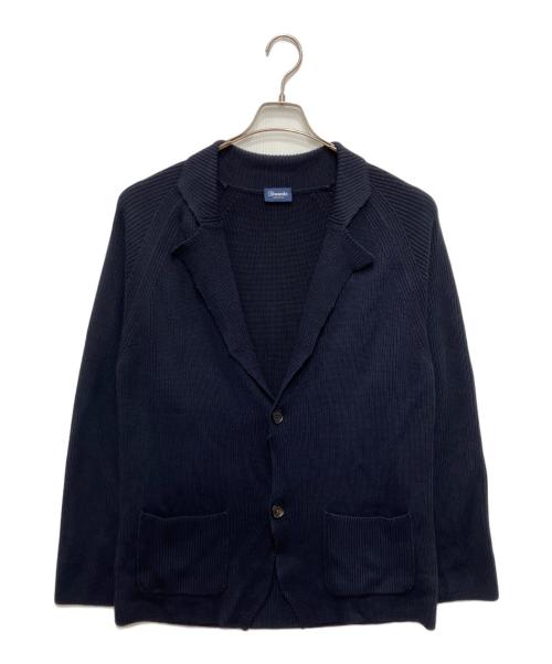 Drumohr（ドルモア）Drumohr (ドルモア) 2Bニットテーラードジャケット ネイビー サイズ:50の古着・服飾アイテム