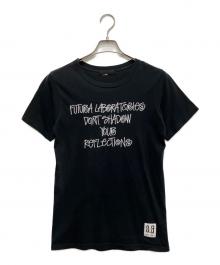 stussy×FUTURA LABORATORIES（ステューシー×フューチュラ ラボラトリーズ）の古着「刺繍Tシャツ」｜ブラック
