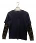 stussy (ステューシー) カモフラレイヤードカットソー ブラック サイズ:S：6000円