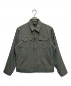 Wrangler×TOMORROW LANDラングラー×トゥモローランド）の古着「別注クリアツイル ジップアップ Gジャン」｜グリーン