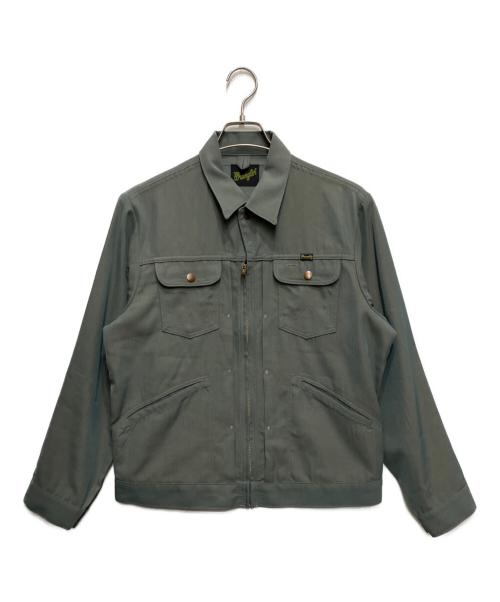 Wrangler（ラングラー）Wrangler (ラングラー) TOMORROW LAND (トゥモローランド) 別注クリアツイル ジップアップ Gジャン グリーン サイズ:Sの古着・服飾アイテム