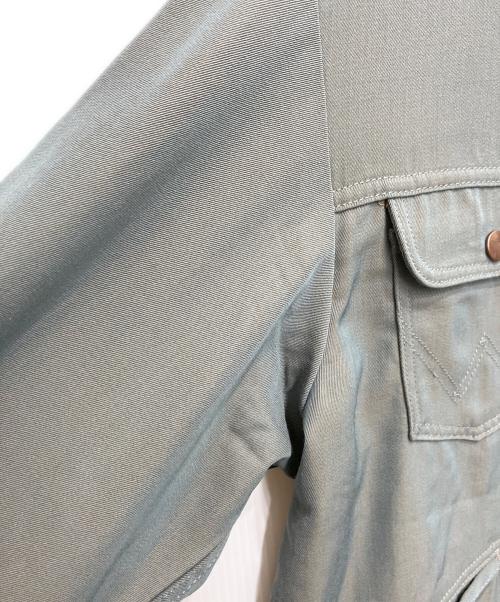 Wrangler（ラングラー）Wrangler (ラングラー) TOMORROW LAND (トゥモローランド) 別注クリアツイル ジップアップ Gジャン グリーン サイズ:Sの古着・服飾アイテム
