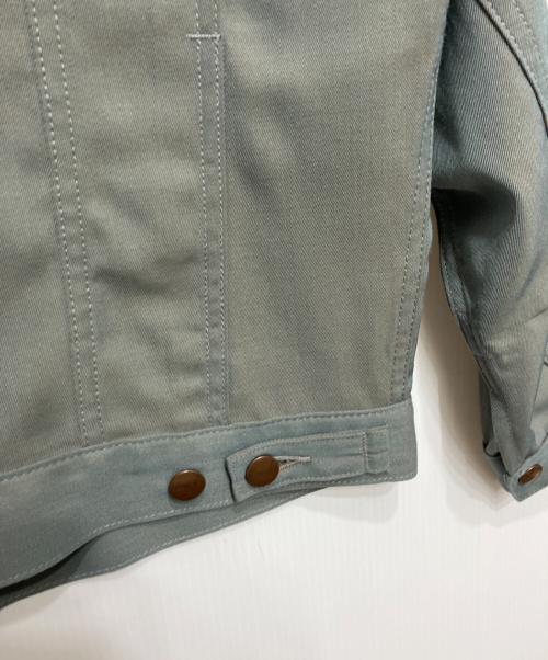 Wrangler（ラングラー）Wrangler (ラングラー) TOMORROW LAND (トゥモローランド) 別注クリアツイル ジップアップ Gジャン グリーン サイズ:Sの古着・服飾アイテム