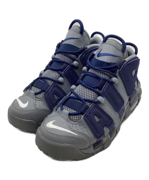 NIKE（ナイキ）NIKE (ナイキ) GS AIR MORE UPTEMPO（GS エア モア アップ テンポ） ネイビー サイズ:24cmの古着・服飾アイテム