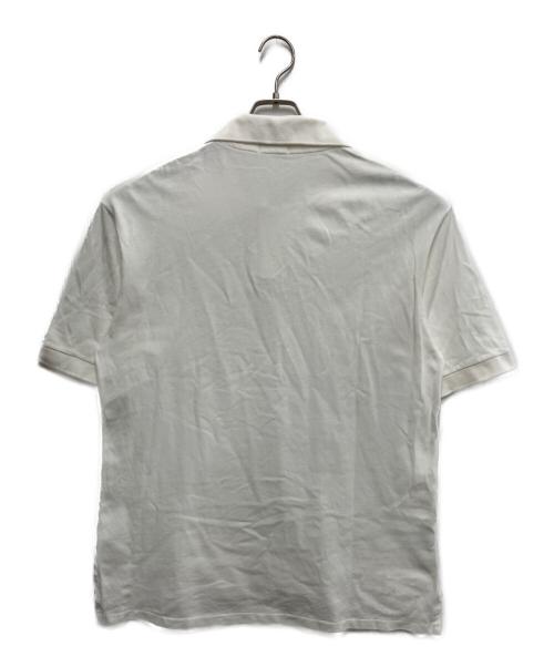 FRED PERRY（フレッドペリー）FRED PERRY (フレッドペリー) MARGARET HOWELL (マーガレットハウエル) コラボ半袖ポロシャツ ホワイト サイズ:Mの古着・服飾アイテム