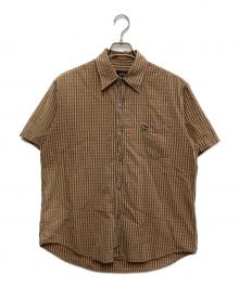 A.P.C.（アーペーセー）の古着「半袖チェックシャツ」｜ブラウン