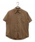 A.P.C.（アーペーセー）の古着「半袖チェックシャツ」｜ブラウン