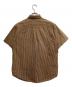 A.P.C. (アーペーセー) 半袖チェックシャツ ブラウン サイズ:2：5000円