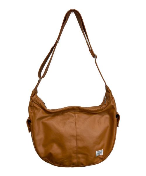 PORTER（ポーター）PORTER (ポーター) FREE STYLE  SHOULDER BAG ブラウンの古着・服飾アイテム