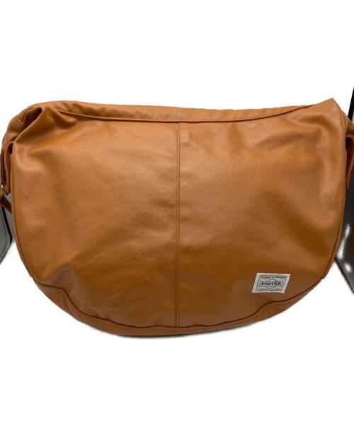 PORTER（ポーター）PORTER (ポーター) FREE STYLE  SHOULDER BAG ブラウンの古着・服飾アイテム