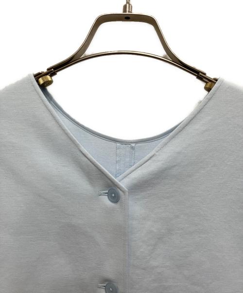 MACKINTOSH PHILOSOPHY（マッキントッシュ フィロソフィー）MACKINTOSH PHILOSOPHY (マッキントッシュ フィロソフィー) ドライオックスフォード2WAYブラウス ブルー サイズ:38の古着・服飾アイテム