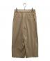 BLUE LABEL CRESTBRIDGE (ブルーレーベルクレストブリッジ) ストレッチプルーフクロスワイドパンツ ベージュ サイズ:40：8000円