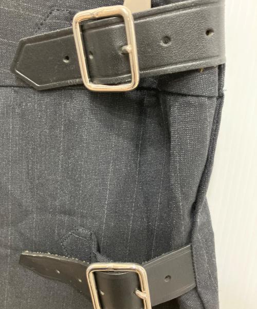 COMME des GARCONS（コムデギャルソン）COMME des GARCONS (コムデギャルソン) ウールラップスカート ブラック サイズ:Sの古着・服飾アイテム