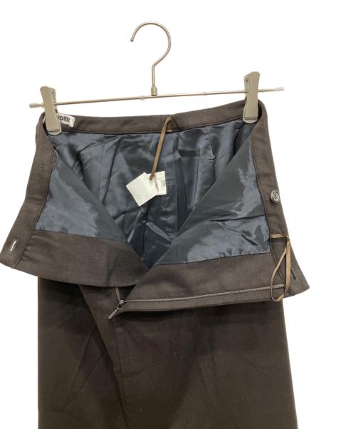 JIL SANDER（ジルサンダー）JIL SANDER (ジルサンダー) ウールスカート ブラウン サイズ:34の古着・服飾アイテム