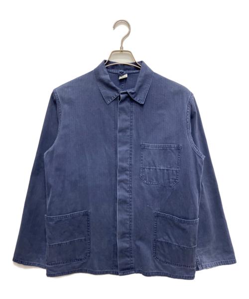 USED（ユーズド）USED (ユーズド) ユーロワークジャケット ブルー サイズ:不明の古着・服飾アイテム