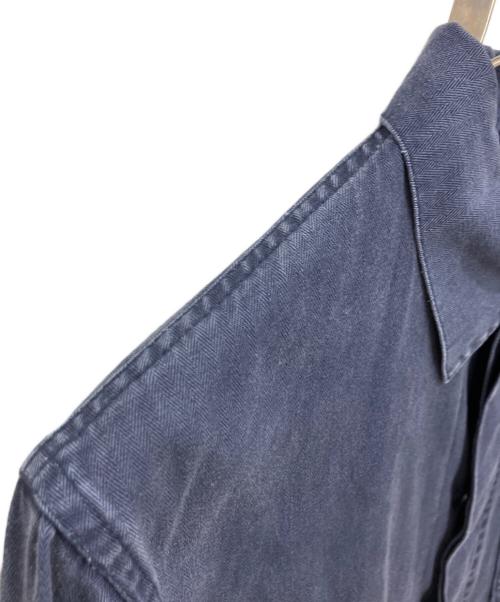 USED（ユーズド）USED (ユーズド) ユーロワークジャケット ブルー サイズ:不明の古着・服飾アイテム