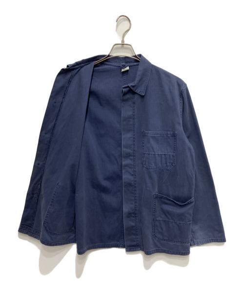 USED（ユーズド）USED (ユーズド) ユーロワークジャケット ブルー サイズ:不明の古着・服飾アイテム