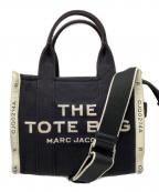 MARC JACOBSマークジェイコブス）の古着「ザ ジャカード トート バッグ スモール」｜ブラック