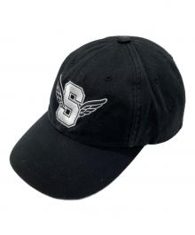SUPREME（シュプリーム）の古着「wings Logo 6-Panel CAP」｜ブラック