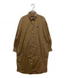 FRED PERRY（フレッドペリー）の古着「シャツワンピース」｜ブラウン