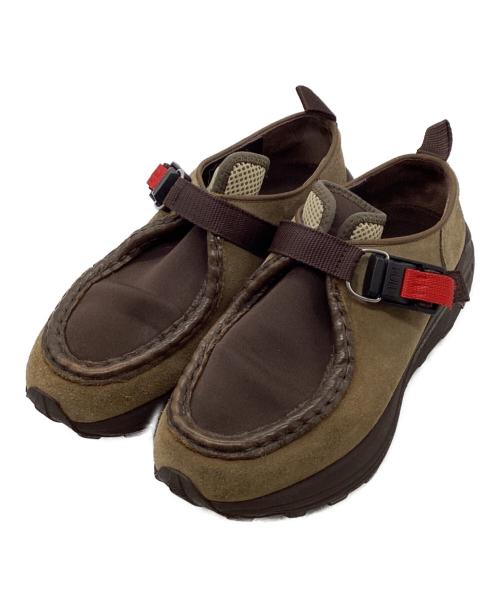 HENDER SCHEME（エンダースキーマ）HENDER SCHEME (エンダースキーマ) HAZE WITH NEOPRENEモカシンシューズ ブラウン サイズ:39の古着・服飾アイテム