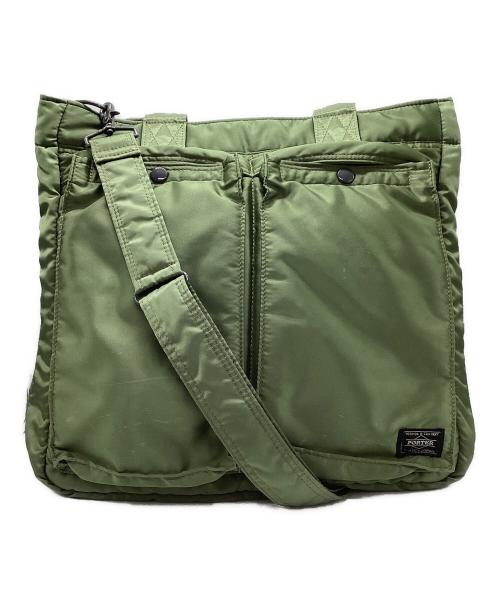 PORTER（ポーター）PORTER (ポーター) 2WAYトートバッグ セージの古着・服飾アイテム
