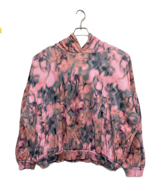 Desigual（デシグアル）Desigual (デシグアル) グラフィックパーカー ピンク サイズ:Lの古着・服飾アイテム