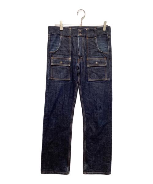 BURGUS PLUS（バーガスプラス）BURGUS PLUS (バーガスプラス) ブッシュデニム インディゴ サイズ:Mの古着・服飾アイテム