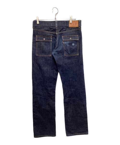 BURGUS PLUS（バーガスプラス）BURGUS PLUS (バーガスプラス) ブッシュデニム インディゴ サイズ:Mの古着・服飾アイテム