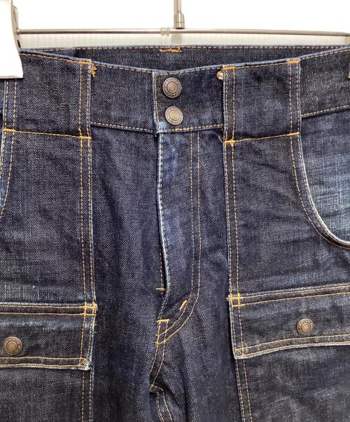 BURGUS PLUS（バーガスプラス）BURGUS PLUS (バーガスプラス) ブッシュデニム インディゴ サイズ:Mの古着・服飾アイテム