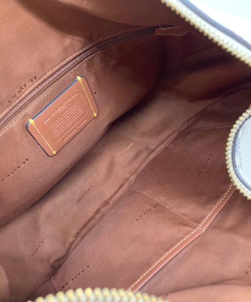 COACH（コーチ）COACH (コーチ) メドウ プレーリー サットン ホーボー ベージュの古着・服飾アイテム