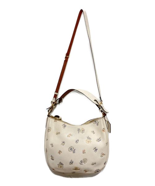 COACH（コーチ）COACH (コーチ) メドウ プレーリー サットン ホーボー ベージュの古着・服飾アイテム