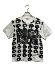 COMME des GARCONS（コムデギャルソン）の古着「リッププリントTシャツ」｜ホワイト