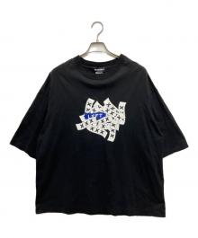 GOD SELECTION XXX×Lyft（ゴッド セレクション トリプルエックス×リフト）の古着「限定デザイン オーバーサイズTシャツ」｜ブラック