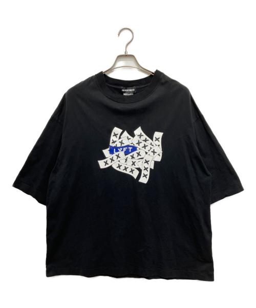GOD SELECTION XXX（ゴッド セレクション トリプルエックス）GOD SELECTION XXX (ゴッド セレクション トリプルエックス) Lyft (リフト) 限定デザイン オーバーサイズTシャツ ブラック サイズ:Mの古着・服飾アイテム