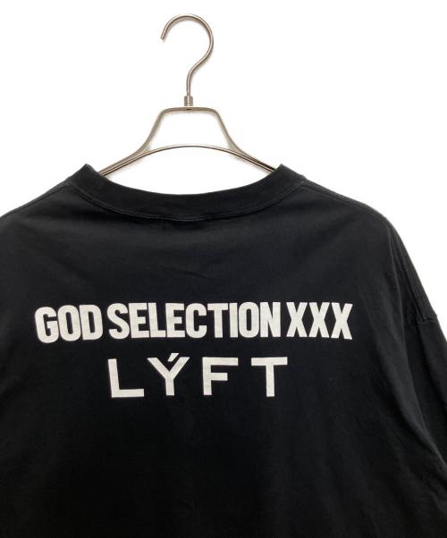 GOD SELECTION XXX（ゴッド セレクション トリプルエックス）GOD SELECTION XXX (ゴッド セレクション トリプルエックス) Lyft (リフト) 限定デザイン オーバーサイズTシャツ ブラック サイズ:Mの古着・服飾アイテム