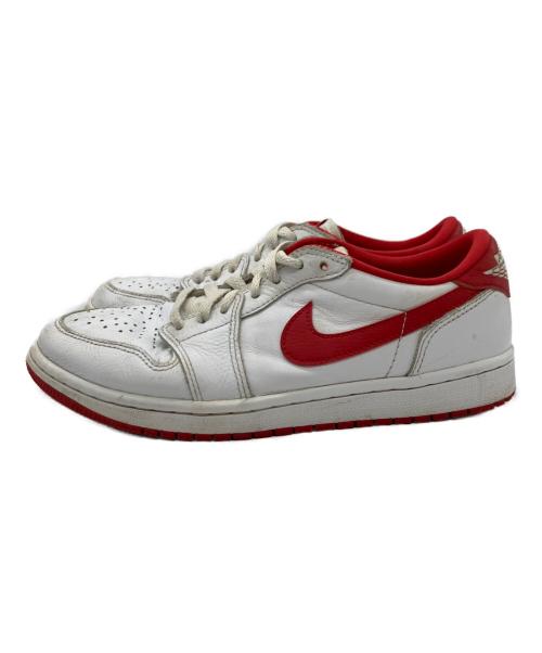 NIKE（ナイキ）NIKE (ナイキ) AIR JORDAN 1 RETRO LOW（エアジョーダン1レトロ ロウ） ホワイト サイズ:26の古着・服飾アイテム