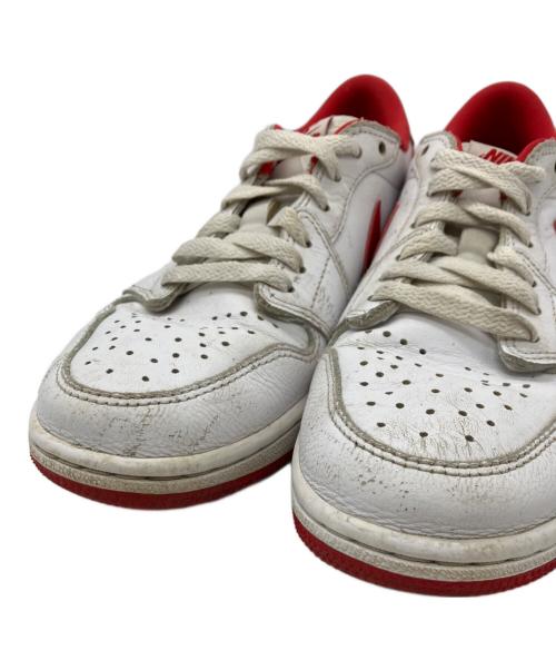 NIKE（ナイキ）NIKE (ナイキ) AIR JORDAN 1 RETRO LOW（エアジョーダン1レトロ ロウ） ホワイト サイズ:26の古着・服飾アイテム