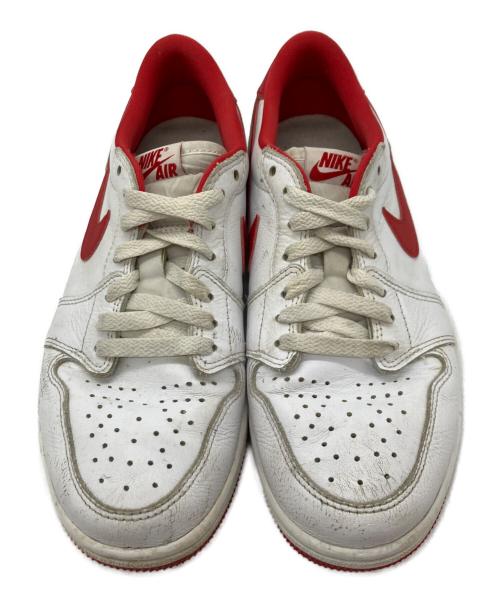 NIKE（ナイキ）NIKE (ナイキ) AIR JORDAN 1 RETRO LOW（エアジョーダン1レトロ ロウ） ホワイト サイズ:26の古着・服飾アイテム