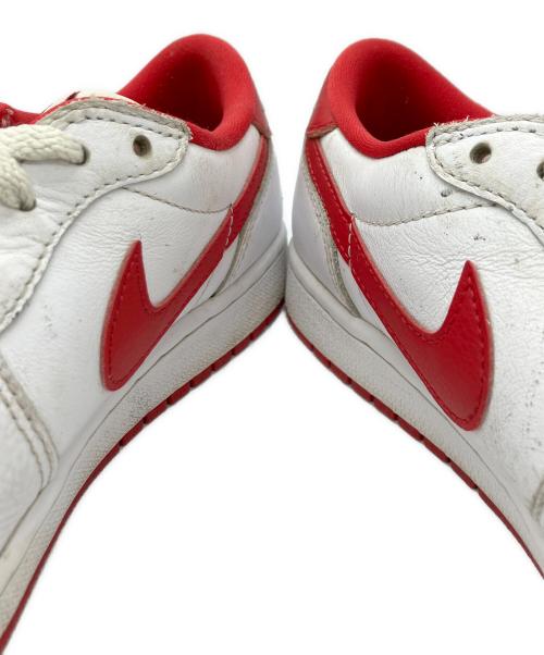 NIKE（ナイキ）NIKE (ナイキ) AIR JORDAN 1 RETRO LOW（エアジョーダン1レトロ ロウ） ホワイト サイズ:26の古着・服飾アイテム