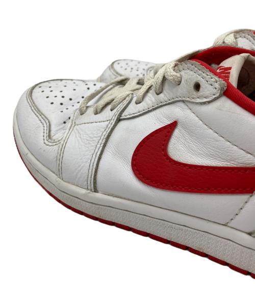 NIKE（ナイキ）NIKE (ナイキ) AIR JORDAN 1 RETRO LOW（エアジョーダン1レトロ ロウ） ホワイト サイズ:26の古着・服飾アイテム