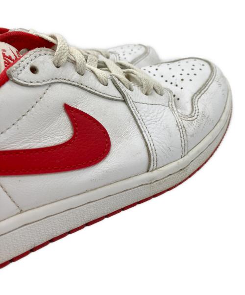 NIKE（ナイキ）NIKE (ナイキ) AIR JORDAN 1 RETRO LOW（エアジョーダン1レトロ ロウ） ホワイト サイズ:26の古着・服飾アイテム