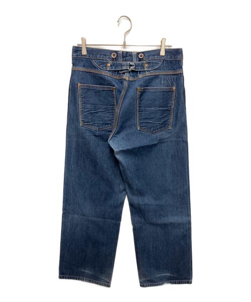 Schott（ショット）Schott (ショット) ワイドシルエットデニムパンツ インディゴ サイズ:MLの古着・服飾アイテム