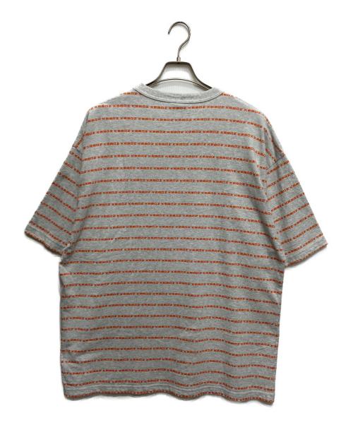 KEBOZ（ケボズ）KEBOZ (ケボズ) プリントTシャツ グレー サイズ:Lの古着・服飾アイテム