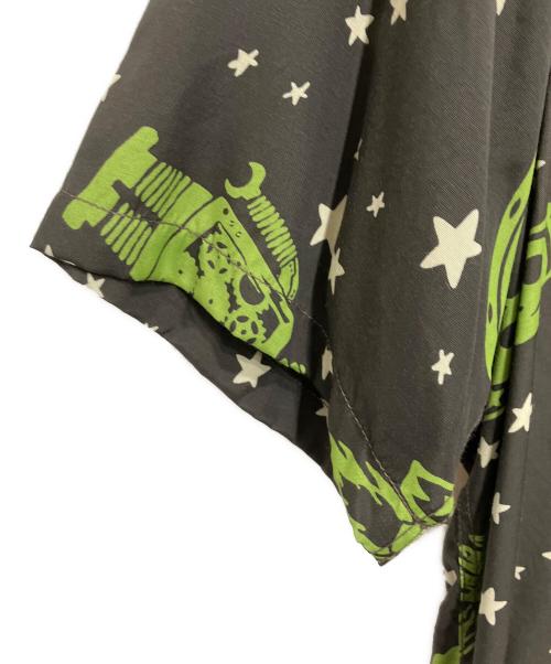 Star OF HOLLYWOOD（スターオブハリウッド）Star OF HOLLYWOOD (スターオブハリウッド) アロハシャツ ブラック サイズ:Mの古着・服飾アイテム