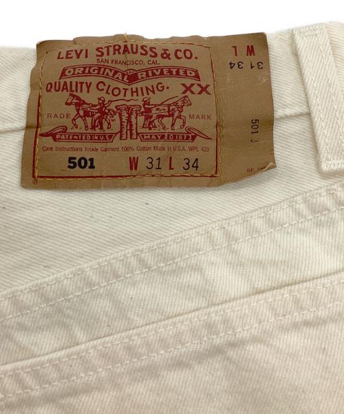 LEVI'S（リーバイス）LEVI'S (リーバイス) 501デニムパンツ ホワイト サイズ:31×34の古着・服飾アイテム