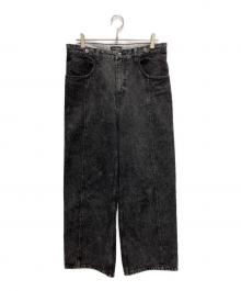 MAISON SPECIAL（メゾンスペシャル）の古着「2way Waist Denim Pants」｜グレー