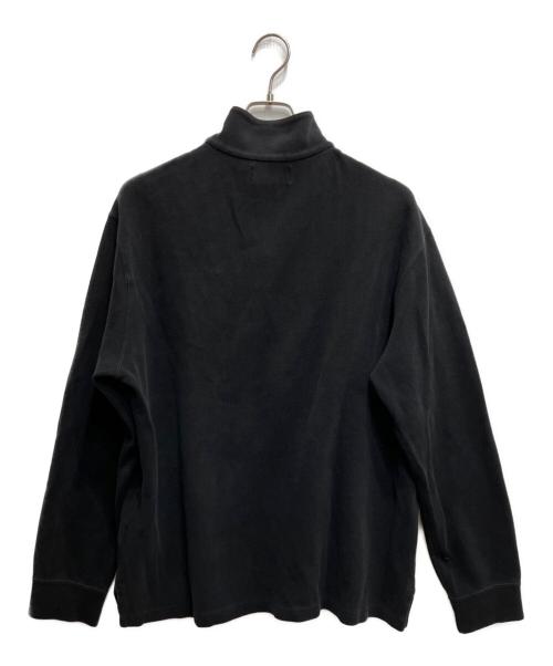 POLO RALPH LAUREN（ポロ・ラルフローレン）POLO RALPH LAUREN (ポロ・ラルフローレン) ハーフジップスウェット ブラック サイズ:Ｌの古着・服飾アイテム