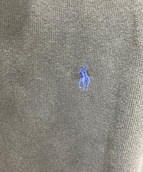 POLO RALPH LAUREN（ポロ・ラルフローレン）POLO RALPH LAUREN (ポロ・ラルフローレン) ハーフジップスウェット ブラック サイズ:Ｌの古着・服飾アイテム