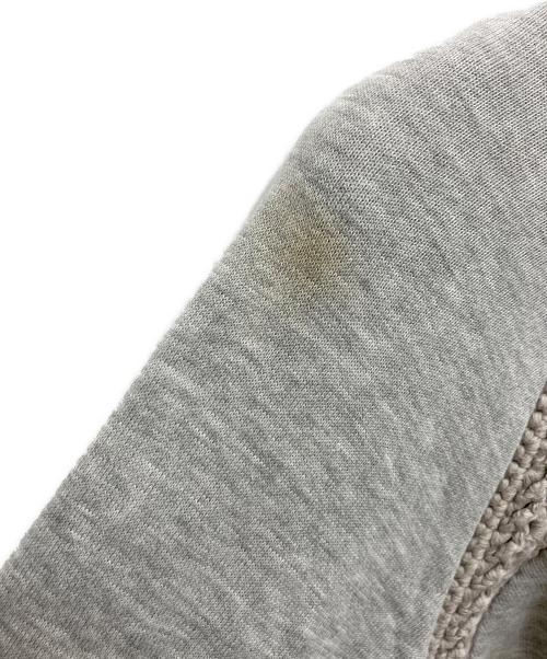 NUMBER (N)INE（ナンバーナイン）NUMBER (N)INE (ナンバーナイン) 編み込みスウェット グレー サイズ:4の古着・服飾アイテム